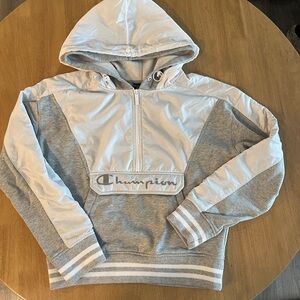 Champion sideline half-zip pullover hoodie size M